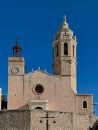 바르셀롸 근교여행지 시체스(Sitges) 성당과 일몰