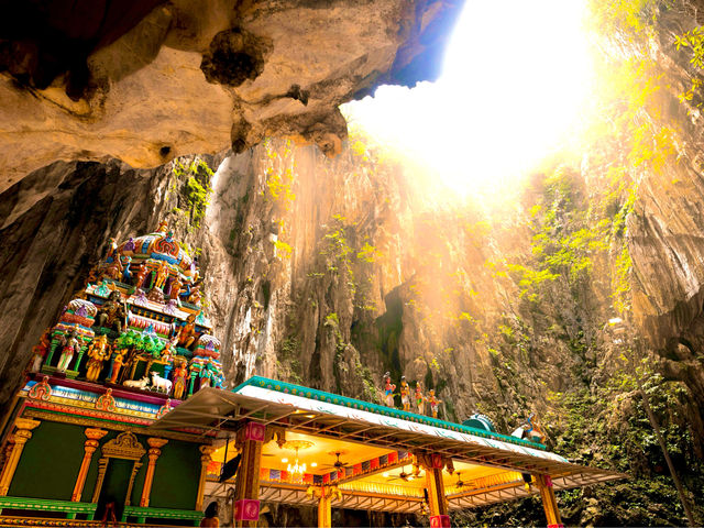 Inside Batu Cave