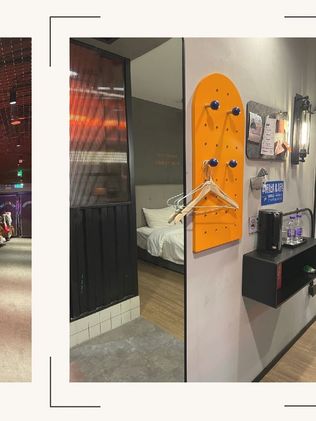 年青工業風 橙黑色風格酒店