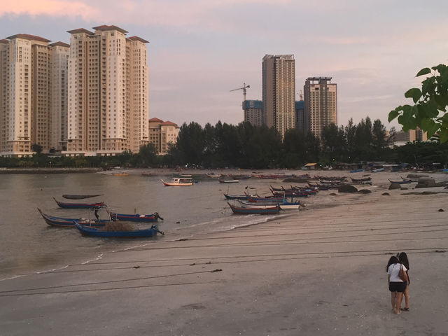 One of the beaches in Penang