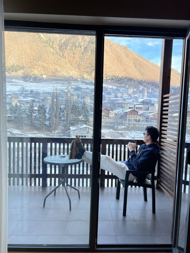 กระท่อมกลางขุนเขาที่ Kazbegi