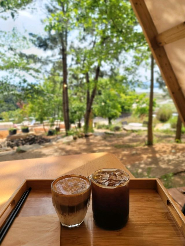 통창밖 초록뷰가 힐링인 여수 포레스트카페🌿