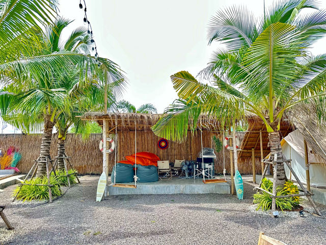 Waterside Camping บางตะบูน 🏕️🛶🌴