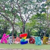 สวนสัตว์เปิดเขาเขียว 🌳 🐘🐒🦒🦓🦏🦜 🌳
