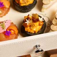 Pretty Afternoon Tea 🫖 in Luxury Jewel Box 