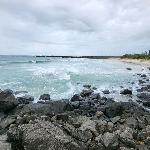Lazy day at Point Danger Queensland Australia