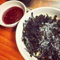 Korean food vibrant flavorful, and delicious 