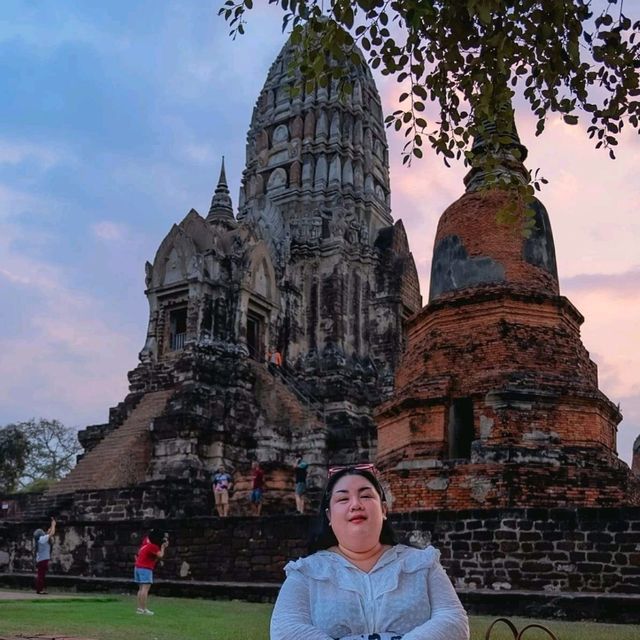 จุดชมพระอาทิตย์ พระปรางค์ วัดราชฯ อยุธยา 