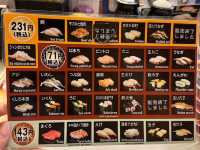 Genrokuzushi ร้านซูชิสายพานย่านโดทงโบริ