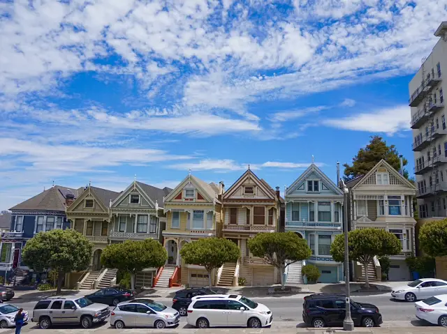 色彩繽紛美麗的舊金山建築