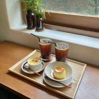 【韓国】クリームブリュレとプリンが美味しいカフェ🍮