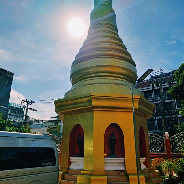 泰國曼谷湄南河畔皇家古跡寺廟景點:Wat Wiset Kan，適合拍照📸打卡