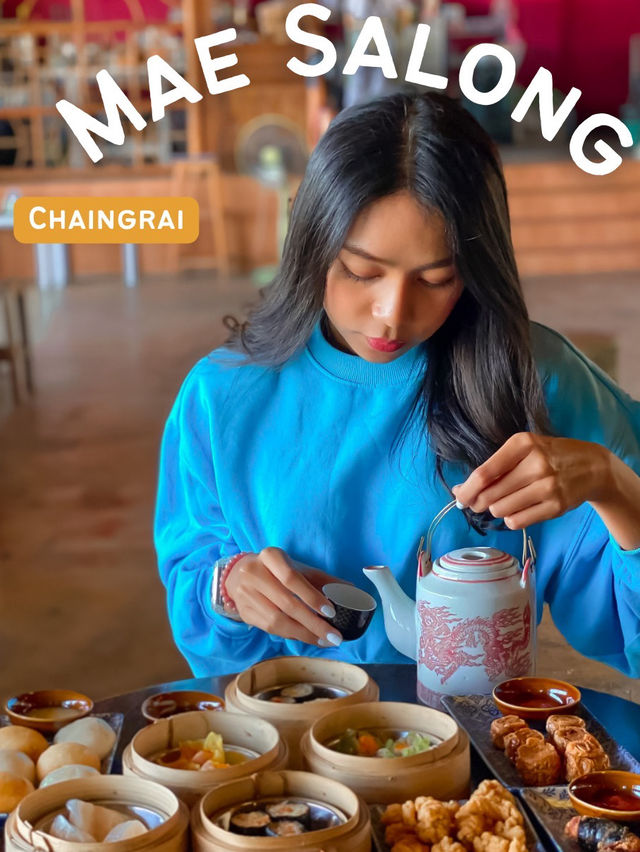 จิบชา กินขาหมูน้ำแดง ที่ดอยแม่สลอง  🌱🍜