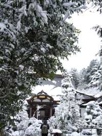 【宮城×冬の旅】   瑞鳳殿の手前のお寺  可愛いお地蔵さんが並んでいます