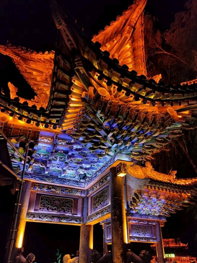 The Enchanting Nightscape of the Ancient Town