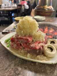 【ソウル】にんにくたーっぷりな炭火が決め手のお肉！