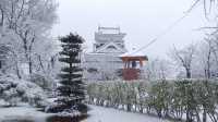 Winter Serenity at Matsushiro Castle