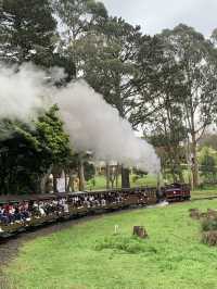 澳洲墨爾本_ 超值得一去「普芬比利蒸汽小火車」🚂