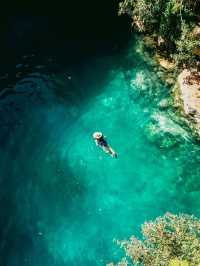 幻想的すぎるセノーテ🩵 Cenote Santa Bárbara