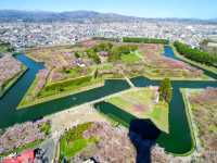 【北海道】五芒星の桜の名所、函館「五稜郭」