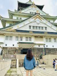 오사카에서 가장 유명한 랜드마크인 <오사카 성> 🏯
