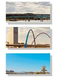 Spring Breeze: A Daytime Stroll Across Expo Bridge