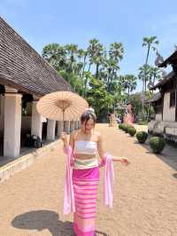 📷เช่าชุดไทยถ่ายรูปงบหลักร้อย วัดต้นเกว๋น 🌸