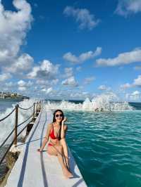 澳洲雪梨 我在Bondi 海灘拍到了人生照片！