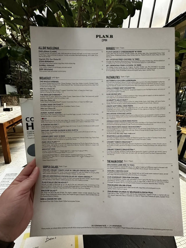 Modern Vibes at Plan B Restaurant, Ipoh