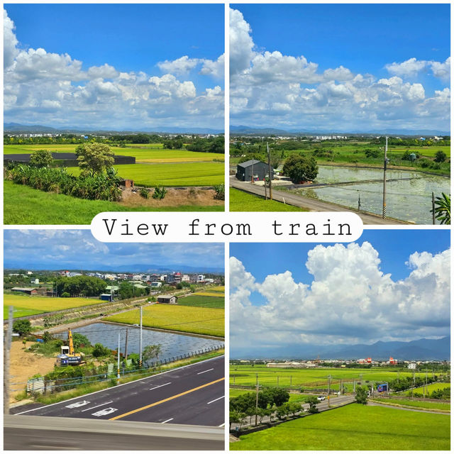 ชมวิวจากรถไฟในไต้หวัน