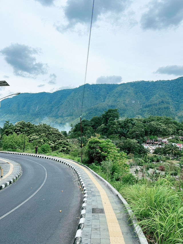 Breathtaking Panoramic View of Lake Toba from Samosir near Huta Sillagan 