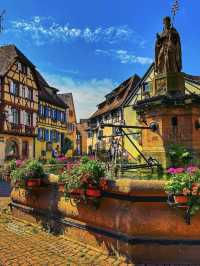 🇫🇷 埃吉桑Eguisheim-法國最美童話小鎮之一