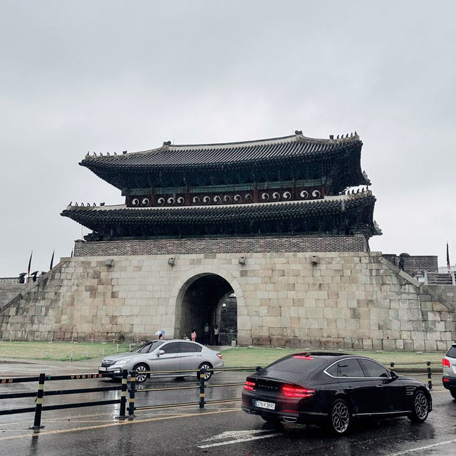 Stone Walls and Serene Whispers: A Rainy Day at Hwaseong Fortress
