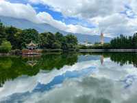 📸 Hidden Gem in Dali – Three Pagodas Reflection Park (三塔倒影公园)