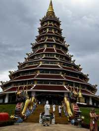 Wat Huay Pla Kang the peace dragons tower 