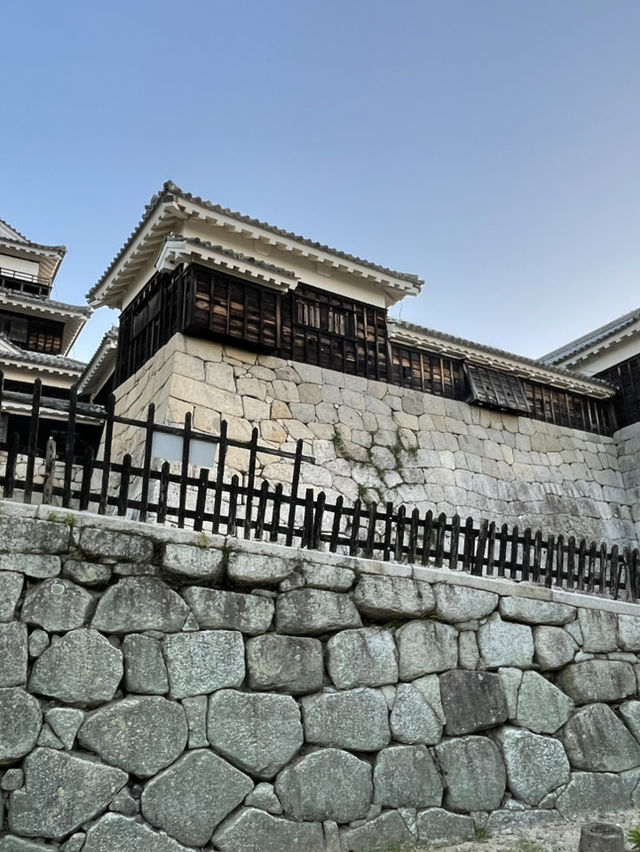 江戸時代以前の天守が残る松山城 
