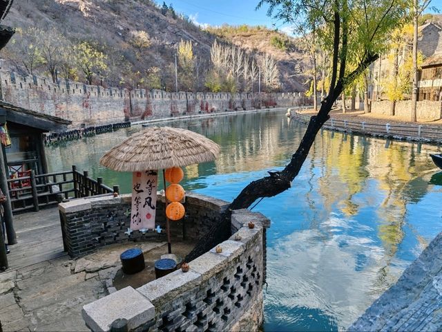 Autumn Charm of the Water Town at the Foot of the Great Wall Autumn Charm of the Water Town at the Foot of the Great Wall