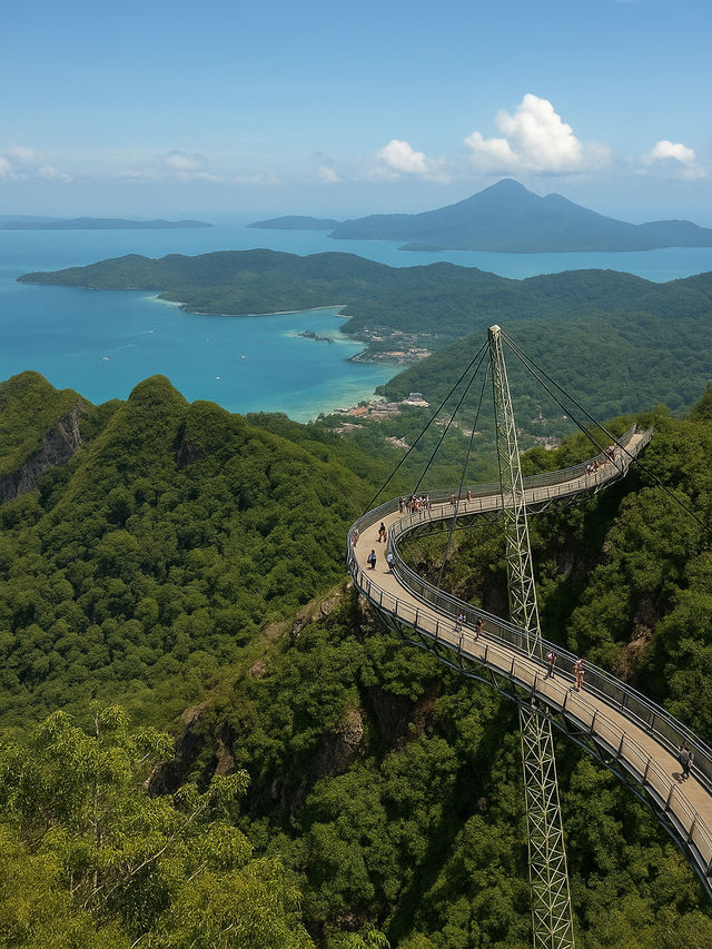 말레이시아 랑카위 꼭 가봐야할 전망 명소 스카이캡 케이블카