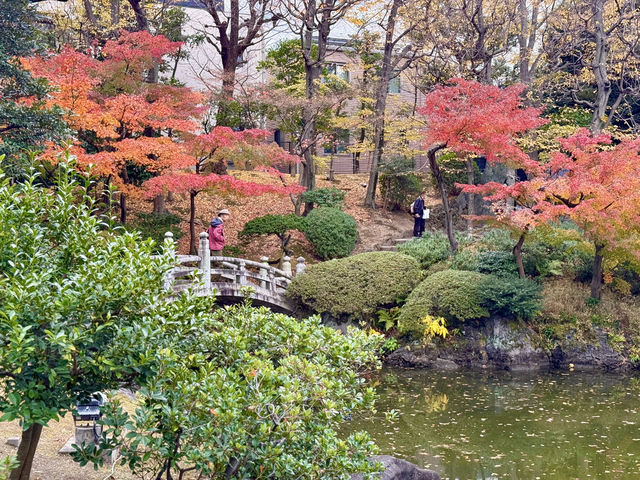 Tranquil Beauty of Former Yasuda Garden in Autumn Tranquil Beauty of Former Yasuda Garden in Autumn