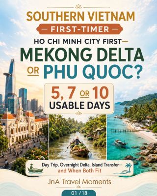 Southern Vietnam First-Timer Planner: Ho Chi Minh City First—Mekong Delta or Phu Quoc?