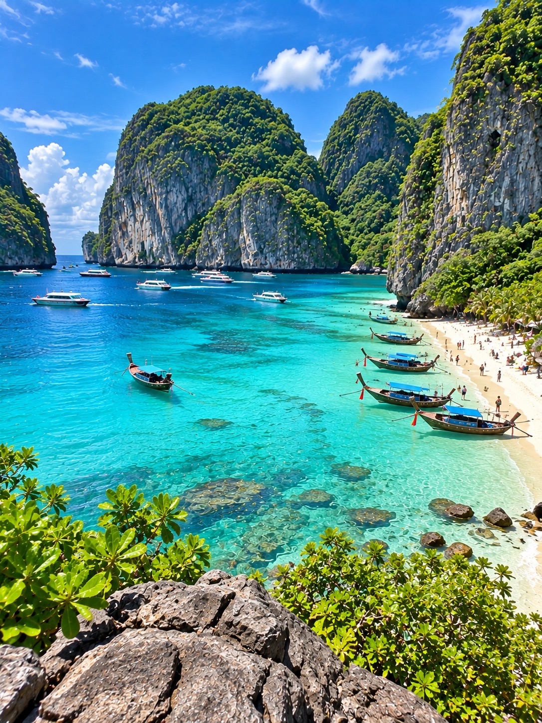🏝️💙 Phi Phi Island, Krabi Province, Thailand 🌊✨
