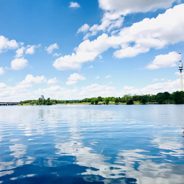 vienna danube river side 