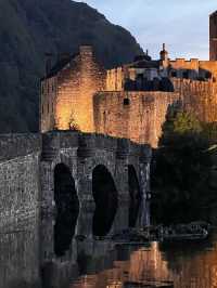 Mystical Views: A Castle Before & After the Evening Fog