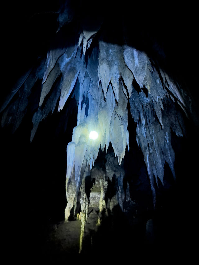 Maze of one of the biggest caves in Southern Thailand