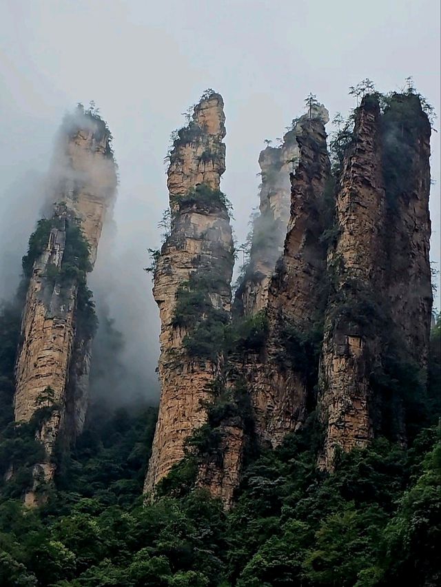 Антитолповый маршрут по Zhangjiajie Антитолповый маршрут по Zhangjiajie