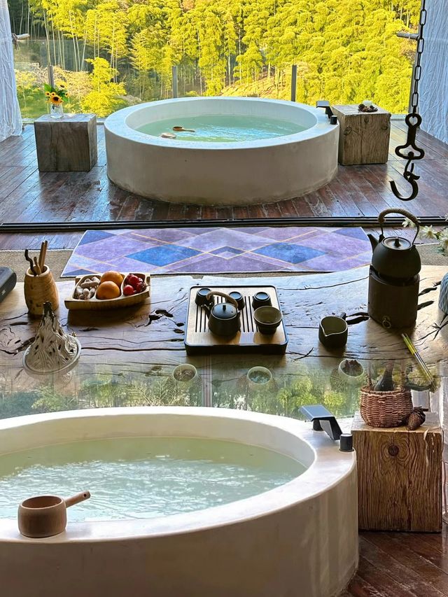 莫干山天台私湯溫泉躺平之旅~