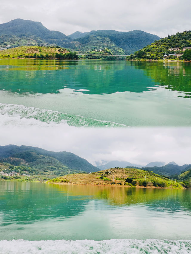 換一個玩法乘船覽東江湖美景