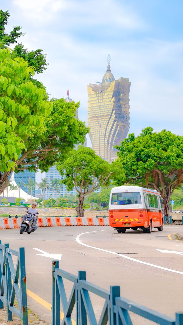 澳門CityWalk|通往海邊的粉色浪漫小路