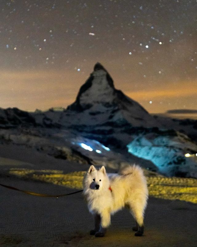 Get ready for a magical night under the starry sky in Zermatt! ✨🌌