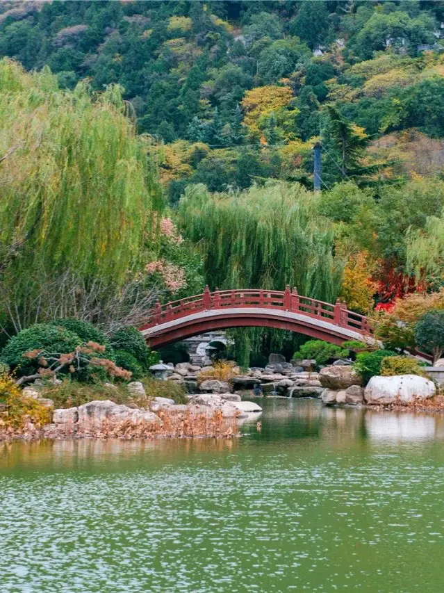 Visit the Huaqing Palace in Xi'an in autumn to experience the poetic and picturesque scenery